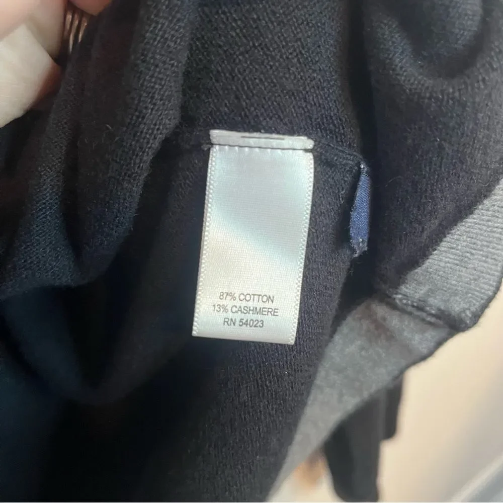 Banana Republic Mens Cotton Cashmere Sweater